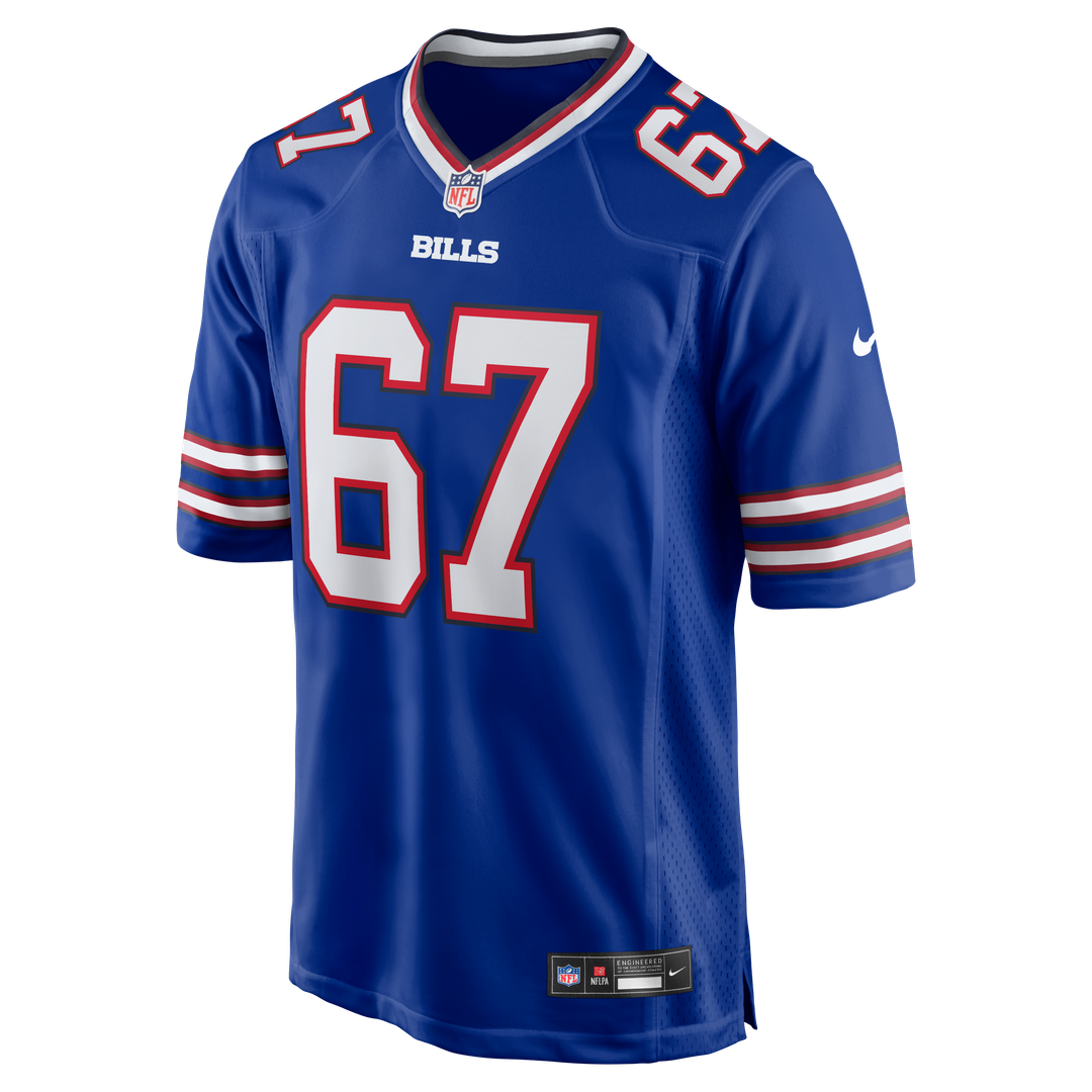 Kent Hull Buffalo Bills Nike Royal Game Retired Player Jersey