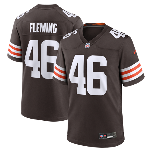 Don Fleming Cleveland Browns Nike Brown Retired Player Jersey