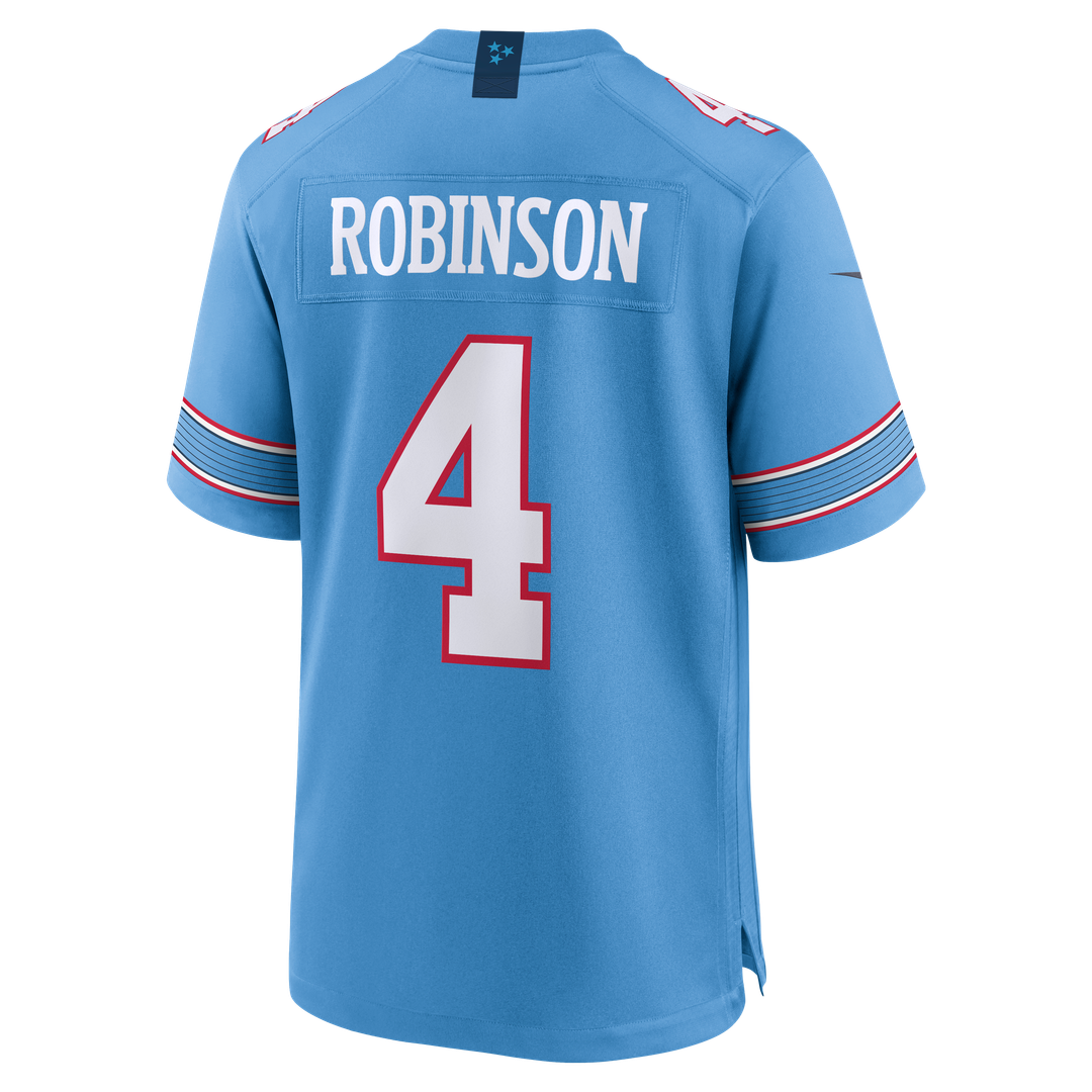 Wan'Dale Robinson Tennessee Titans Nike Light Blue Team Game Jersey