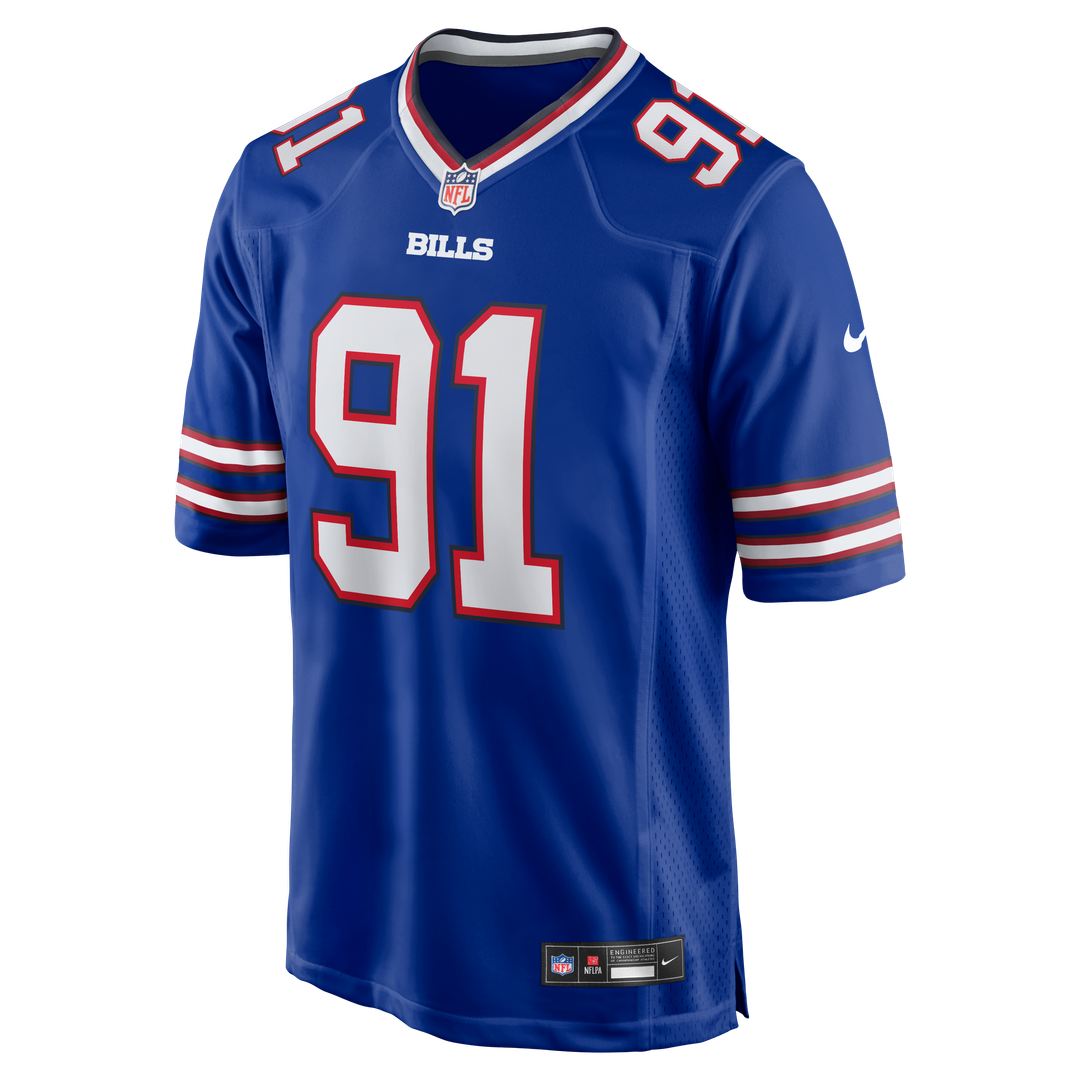 Ed Oliver Buffalo Bills Nike Royal Team Game Player Jersey