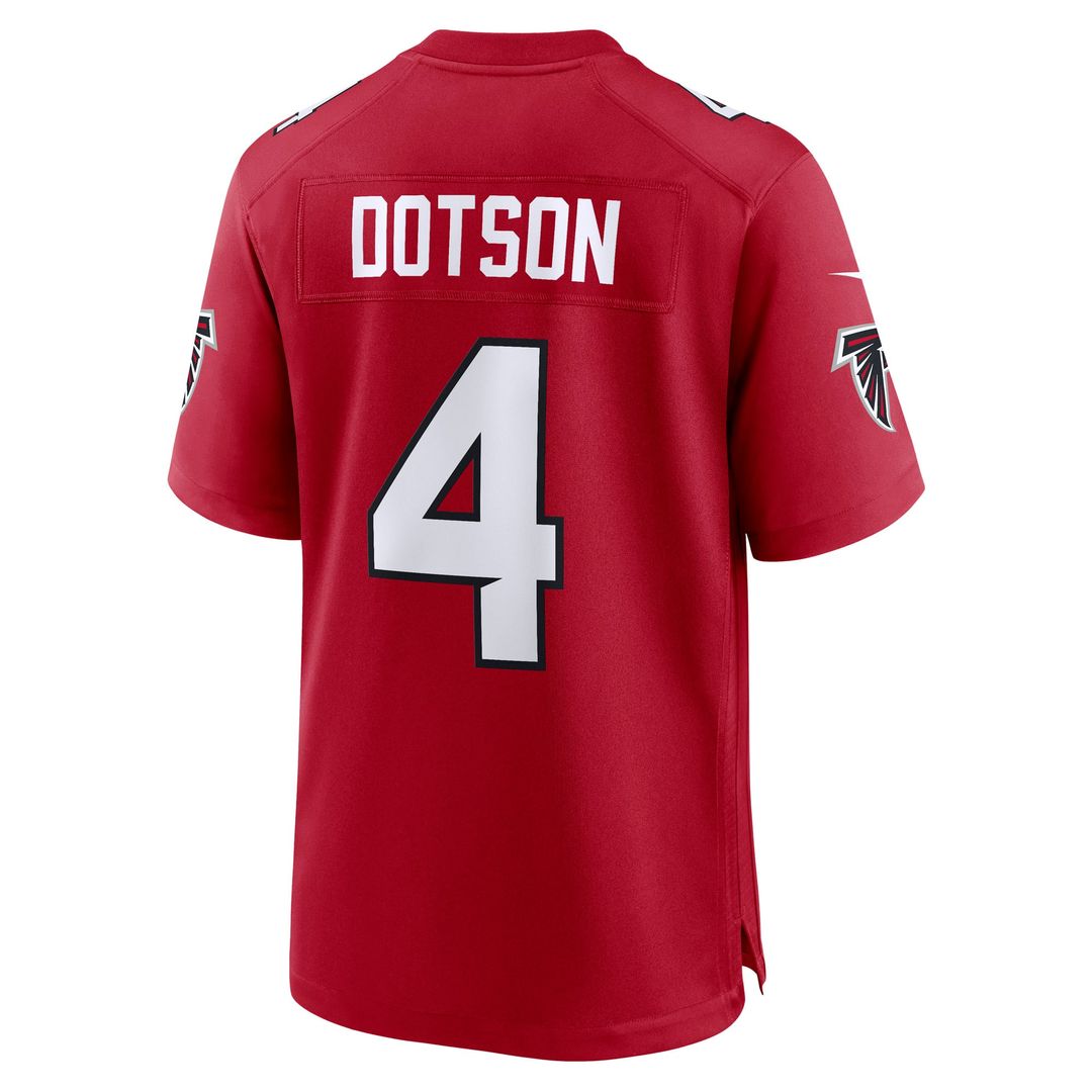 Jahan Dotson Atlanta Falcons Nike Red Team Game Jersey