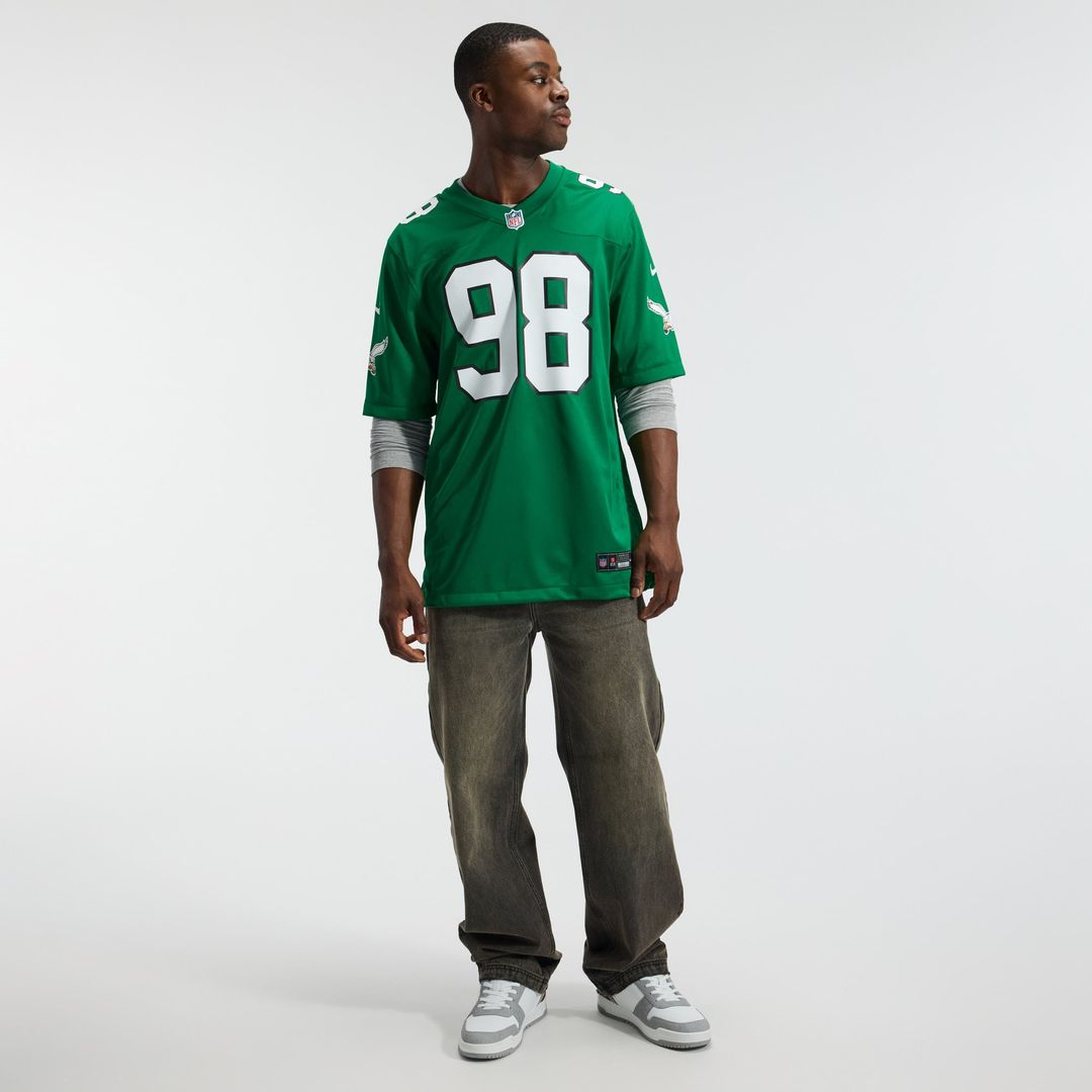 Jalen Carter Philadelphia Eagles Nike Midnight Green Team Game Jersey