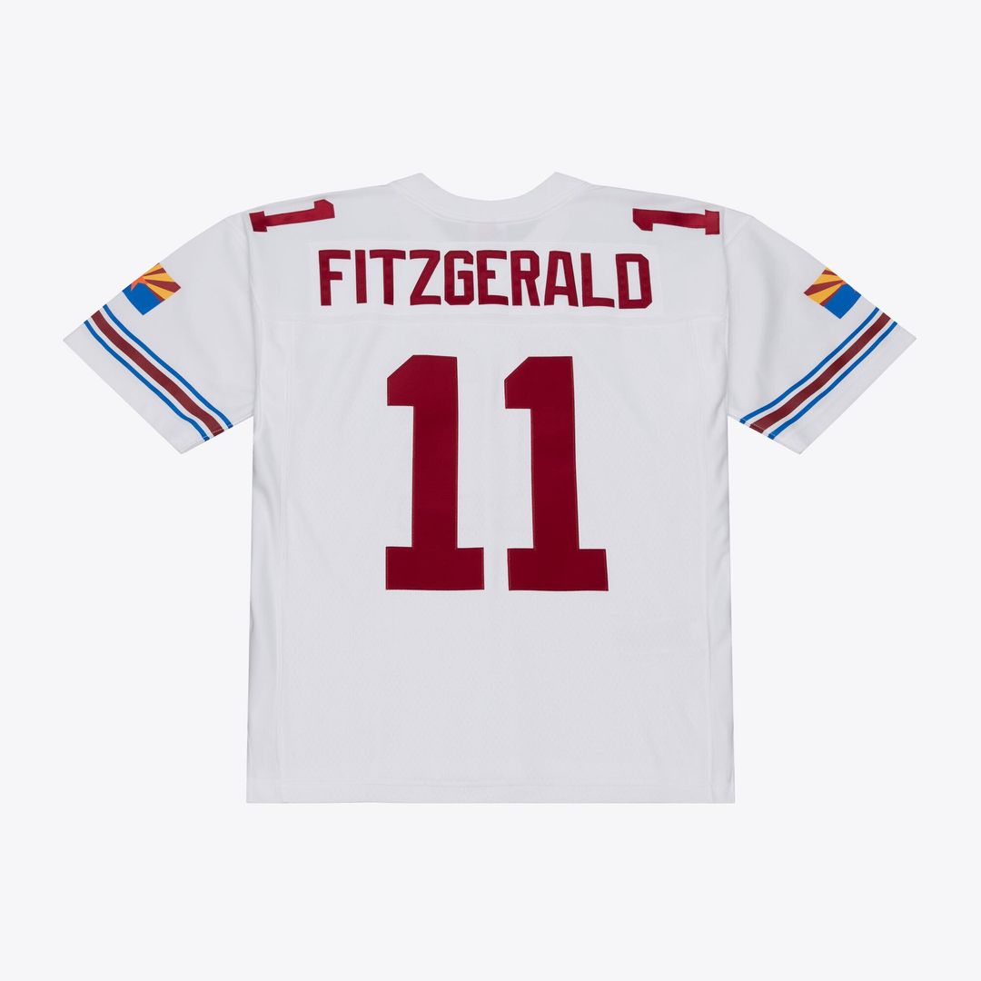 Larry Fitzgerald Arizona Cardinals Mitchell & Ness White 2004 Legacy Replica Player Jersey