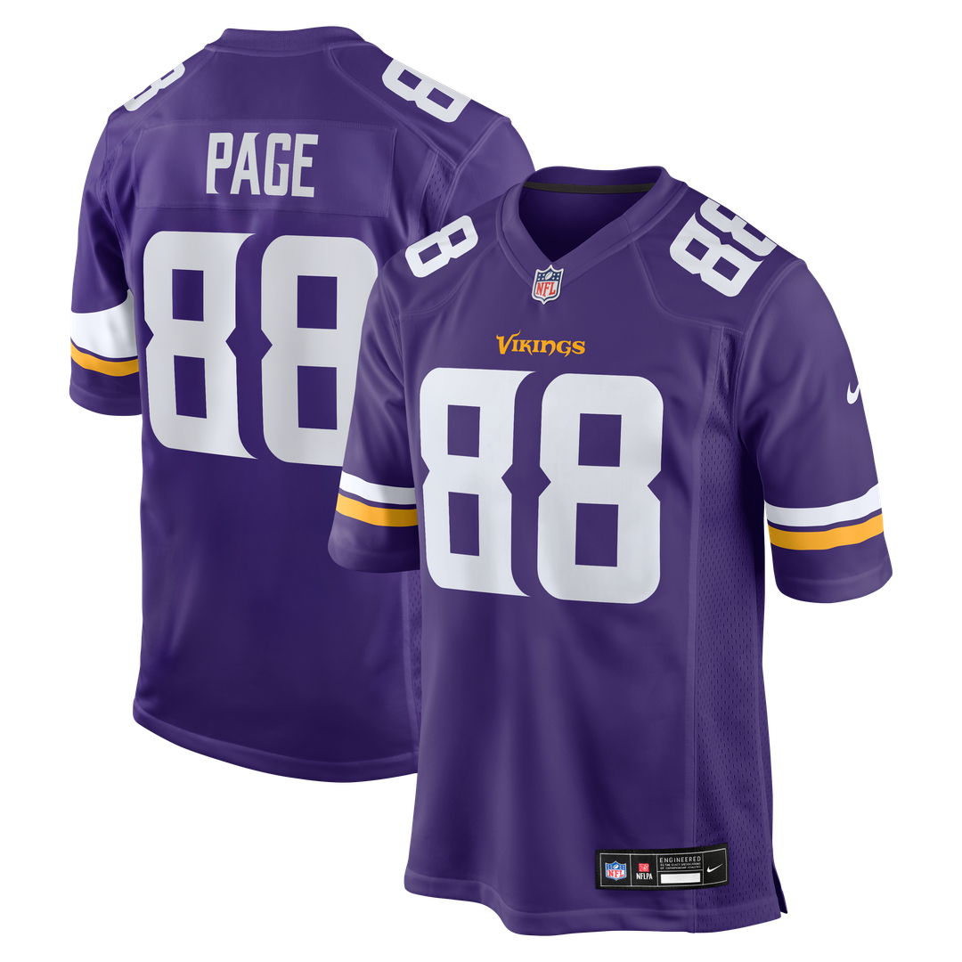 Alan Page Minnesota Vikings Nike Purple Game Retired Player Jersey