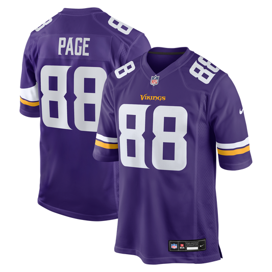 Alan Page Minnesota Vikings Nike Purple Game Retired Player Jersey