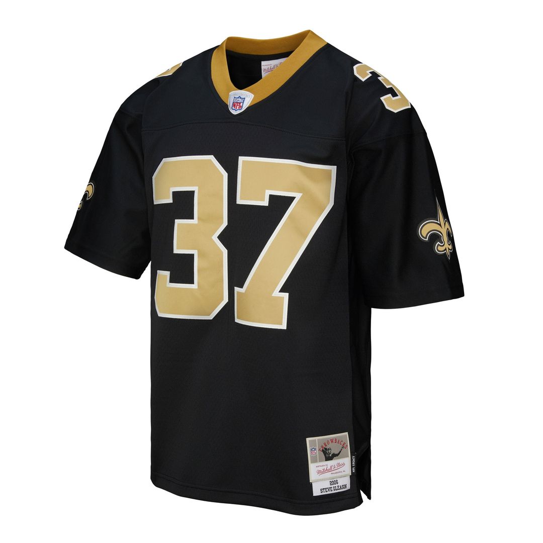Steve Gleason New Orleans Saints Mitchell & Ness Black Legacy Replica Jersey