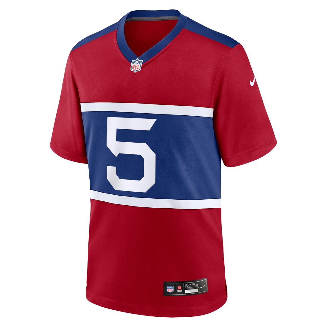 Kayvon Thibodeaux New York Giants Nike Century Red Alternate Player Game Jersey