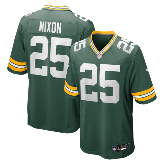 Keisean Nixon Green Bay Packers Nike Green Game Player Jersey
