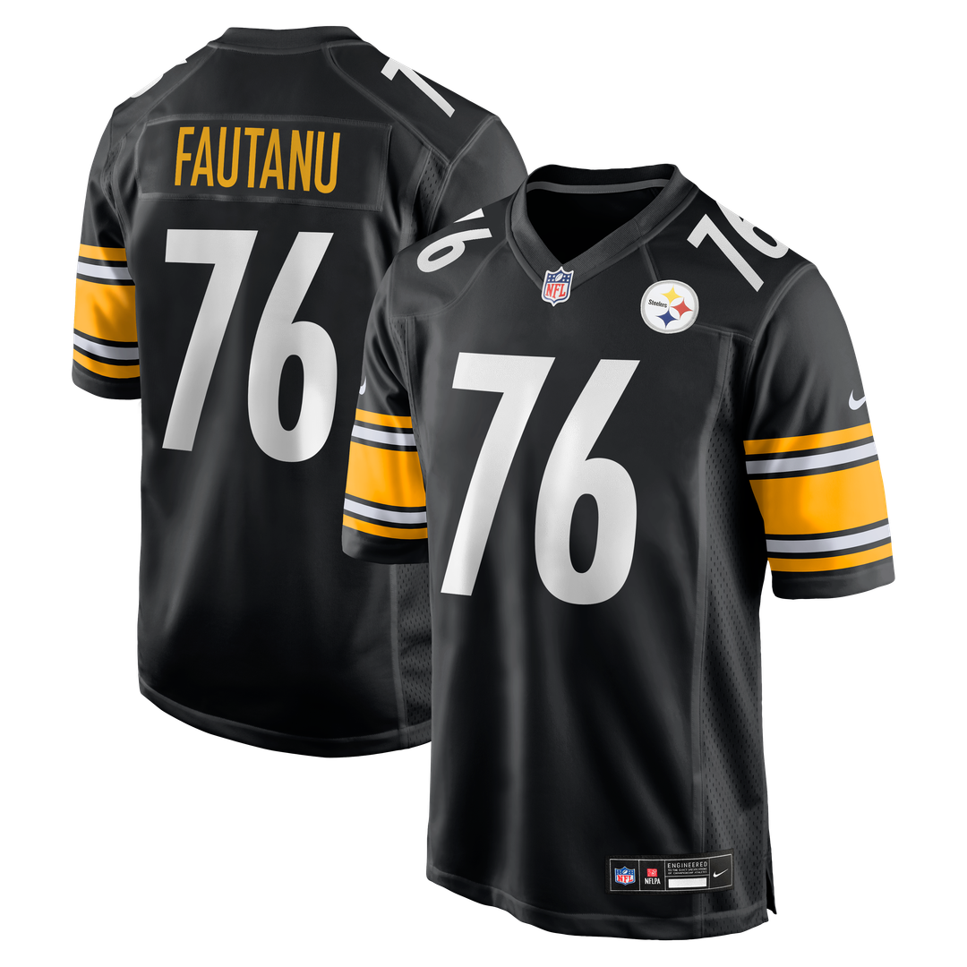 Troy Fautanu Pittsburgh Steelers Nike Black Player Game Jersey