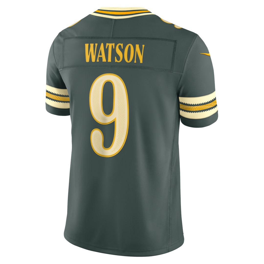Christian Watson Green Bay Packers Nike Green 2026 Rivalries Collection Stitched Limited Jersey
