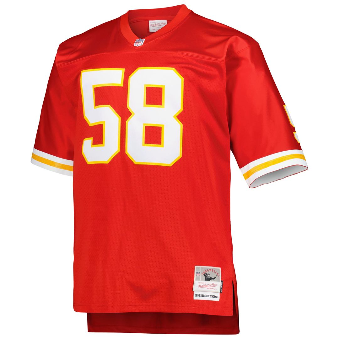 Derrick Thomas Kansas City Chiefs Mitchell & Ness Red Big & Tall 1994 Retired Player Replica Jersey