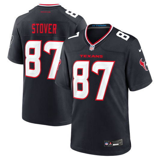 Cade Stover Houston Texans Nike Navy Game Jersey