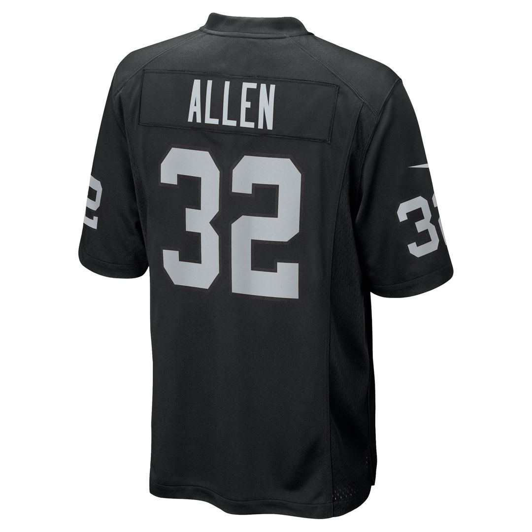 Marcus Allen Las Vegas Raiders Nike Black Game Retired Player Jersey