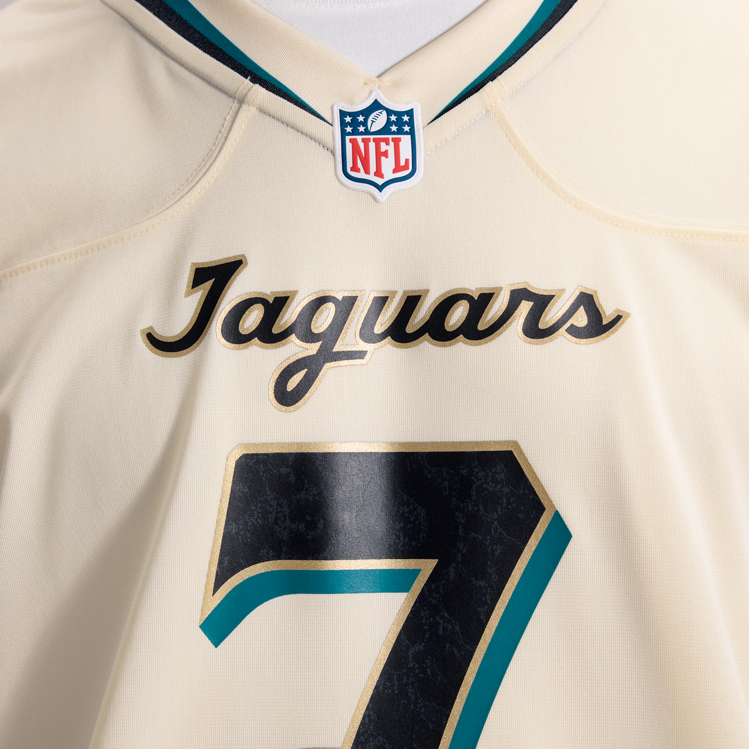 Brian Thomas Jr. Jacksonville Jaguars Nike Natural 2026 Rivalries Collection Game Jersey