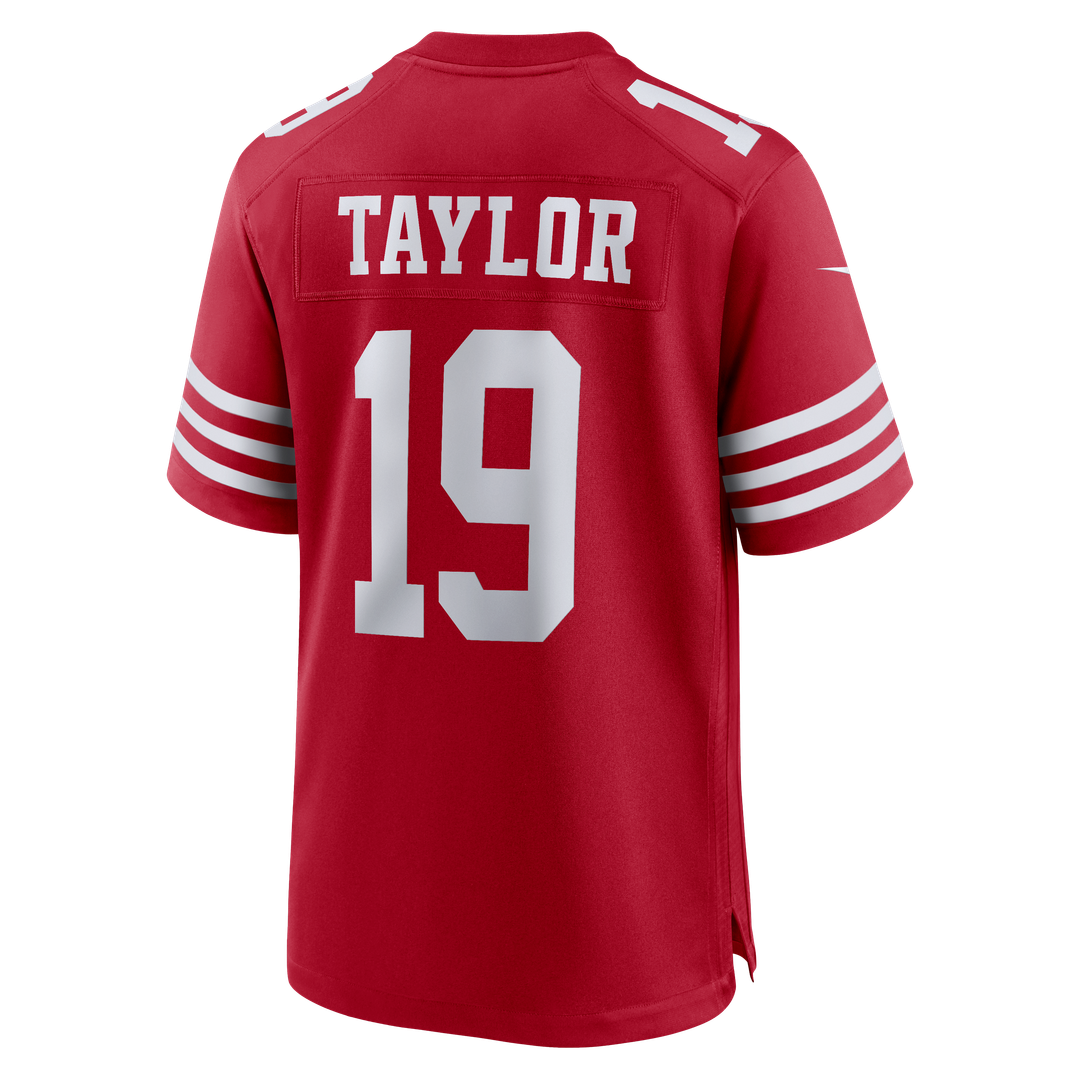 Trent Taylor San Francisco 49ers Nike Scarlet Team Game Jersey