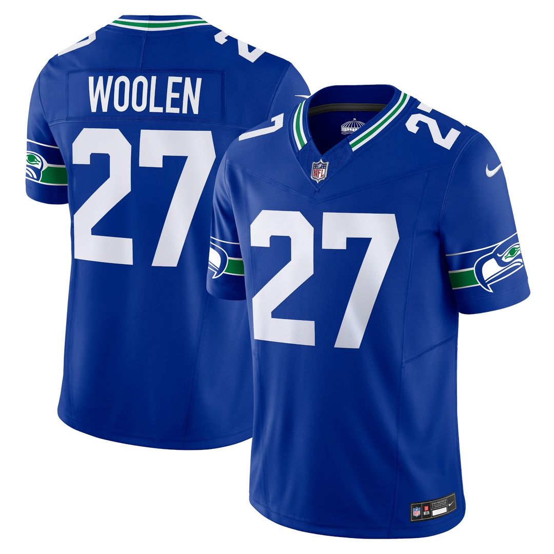 Tariq Woolen Seattle Seahawks Nike Royal Alternate Vapor F.U.S.E. Limited Jersey