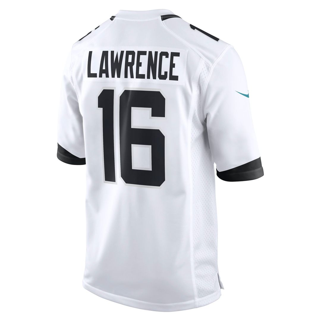 Trevor Lawrence Jacksonville Jaguars Nike White Game Jersey