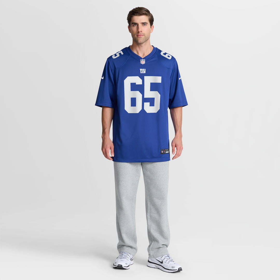 Francis Mauigoa New York Giants Nike Royal Team Game Jersey