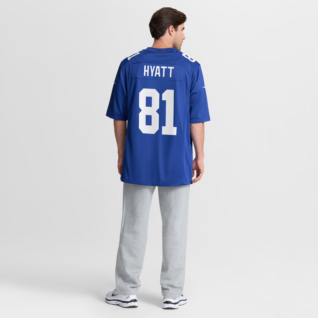 Jalin Hyatt New York Giants Nike Royal Team Game Jersey