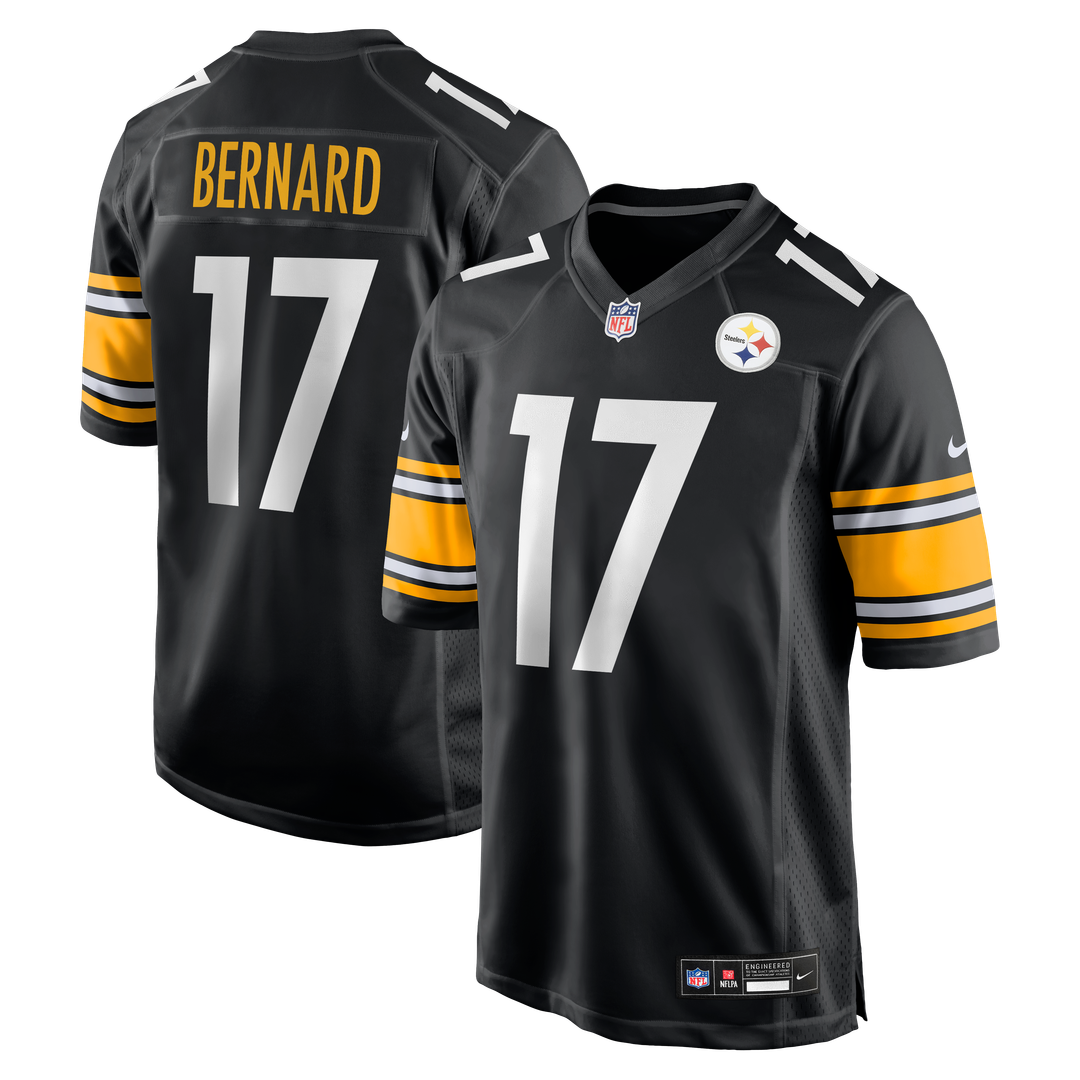 Germie Bernard Pittsburgh Steelers Nike Black Game Jersey
