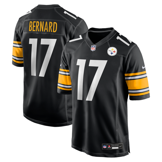 Germie Bernard Pittsburgh Steelers Nike Black Game Jersey