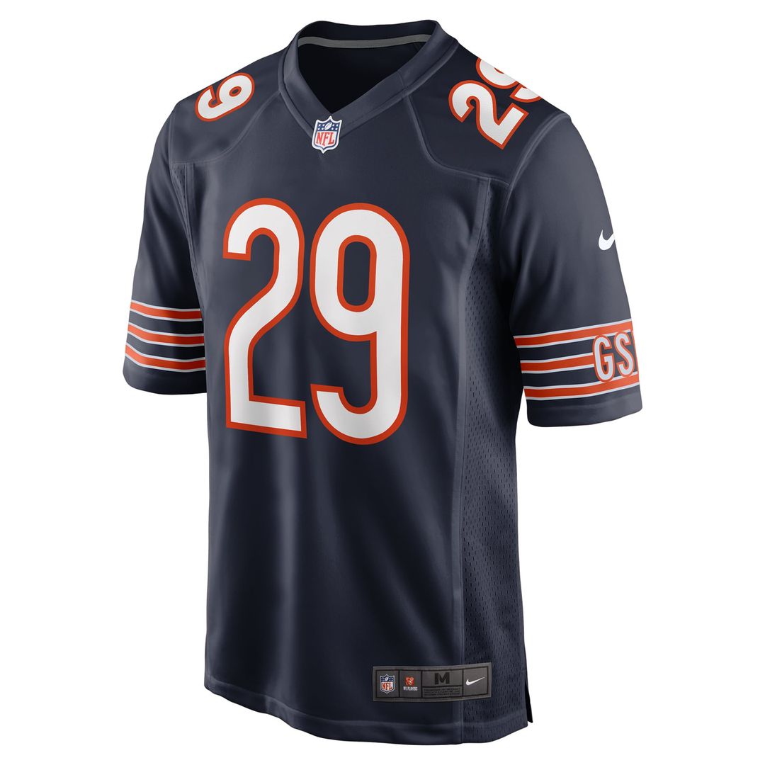 Tyrique Stevenson Chicago Bears Nike Navy Game Jersey