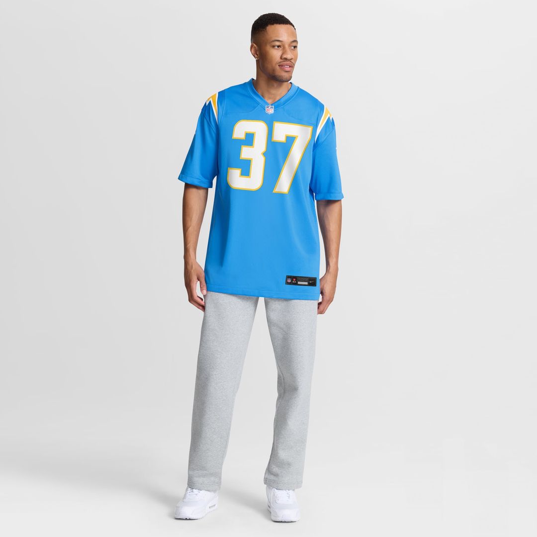 Isas Waxter Los Angeles Chargers Nike Powder Blue Team Game Jersey