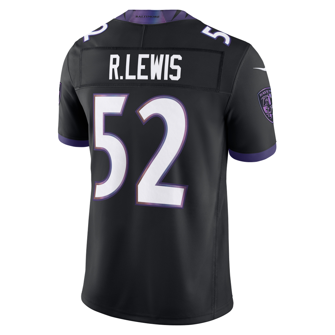 Ray Lewis Baltimore Ravens Nike Black Alternate Vapor F.U.S.E. Stitched Retired Player Limited Jersey