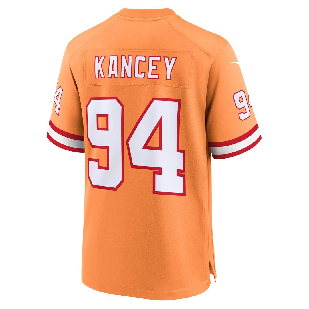 Calijah Kancey Tampa Bay Buccaneers Nike Orange Alternate Game Jersey
