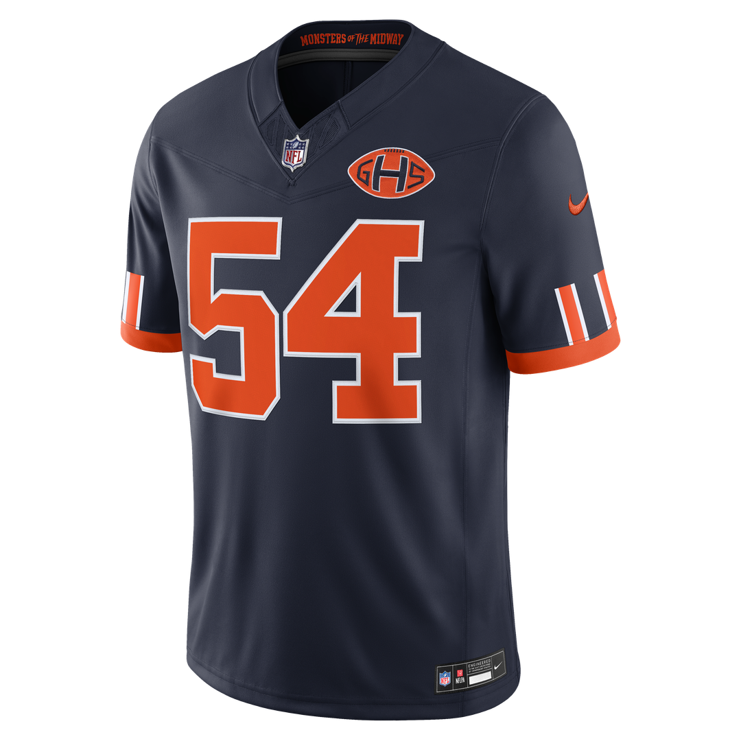Brian Urlacher Chicago Bears Nike Navy 2026 Rivalries Collection Game Jersey