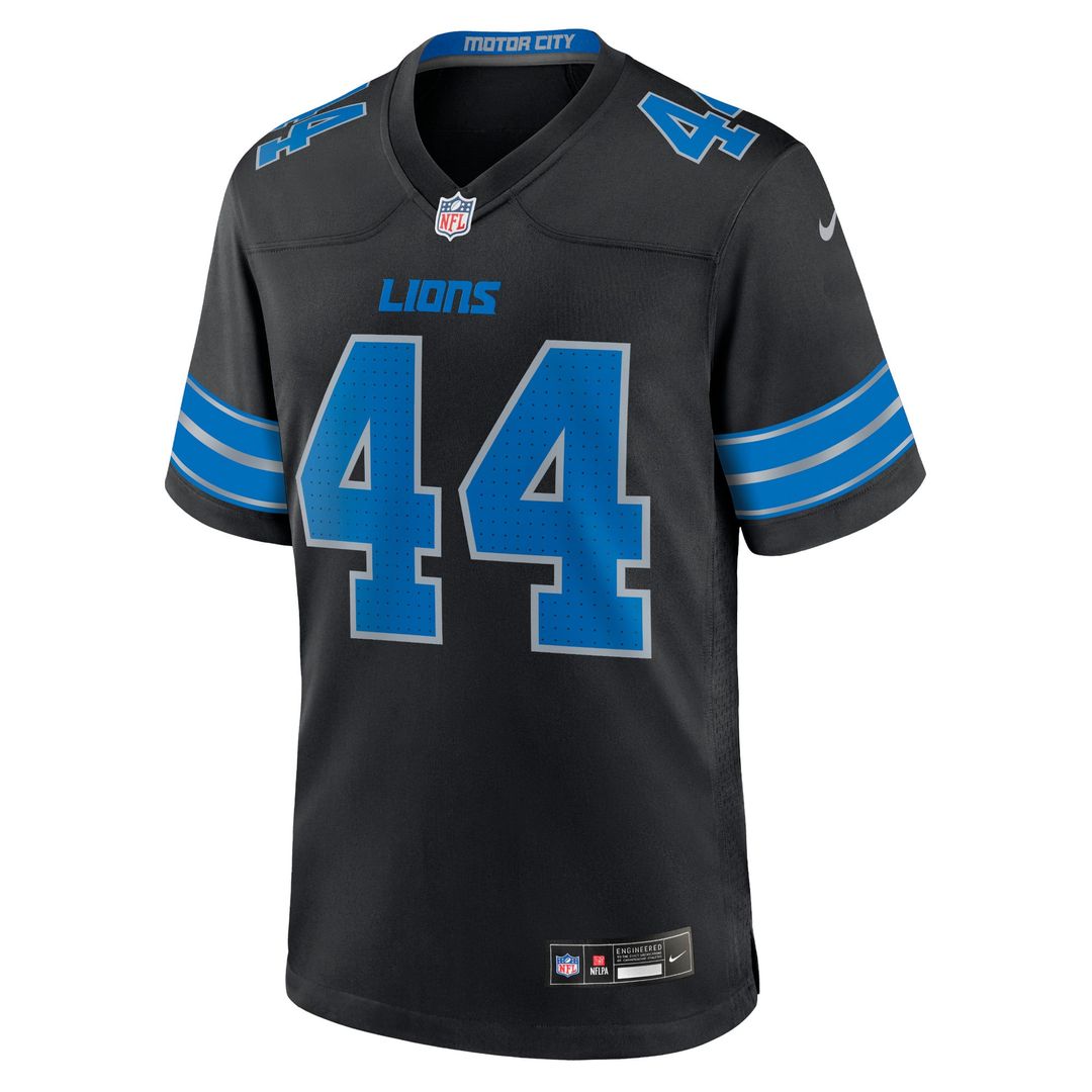 Malcolm Rodriguez Detroit Lions Nike Black 2nd Alternate Game Jersey