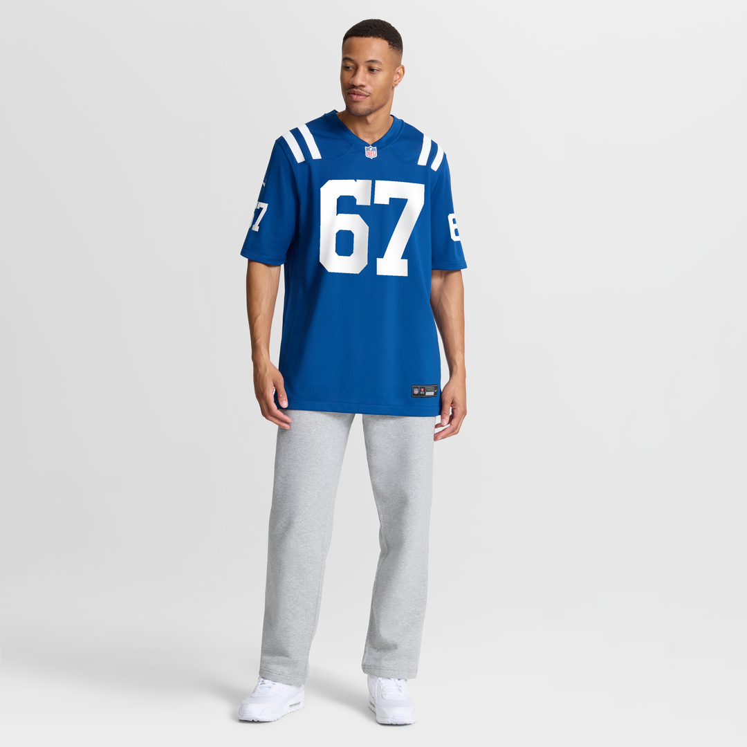 Luke Tenuta Indianapolis Colts Nike Royal Team Game Jersey