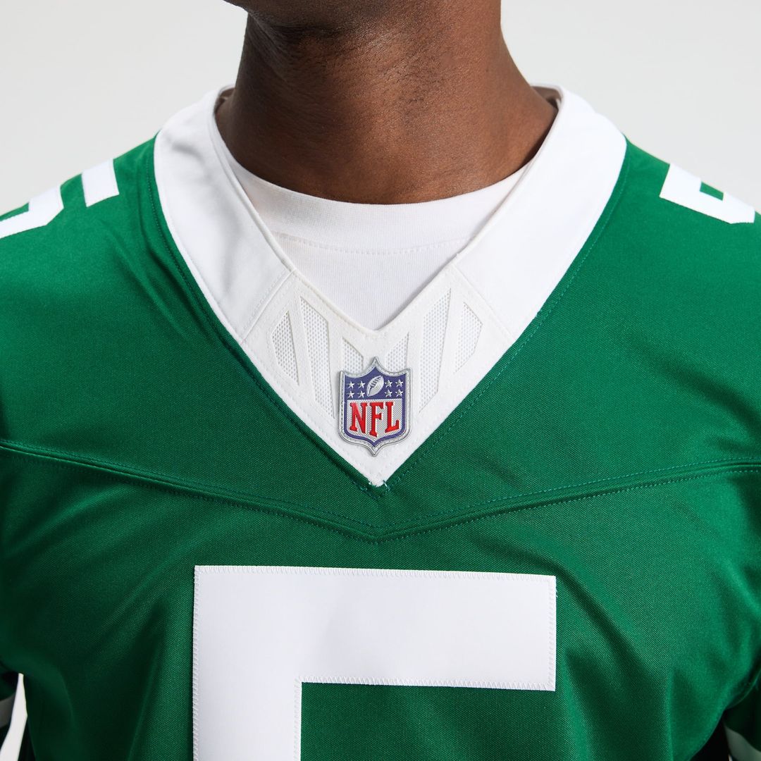 Garrett Wilson New York Jets Nike Legacy Green Team Vapor F.U.S.E. Stitched Limited Jersey