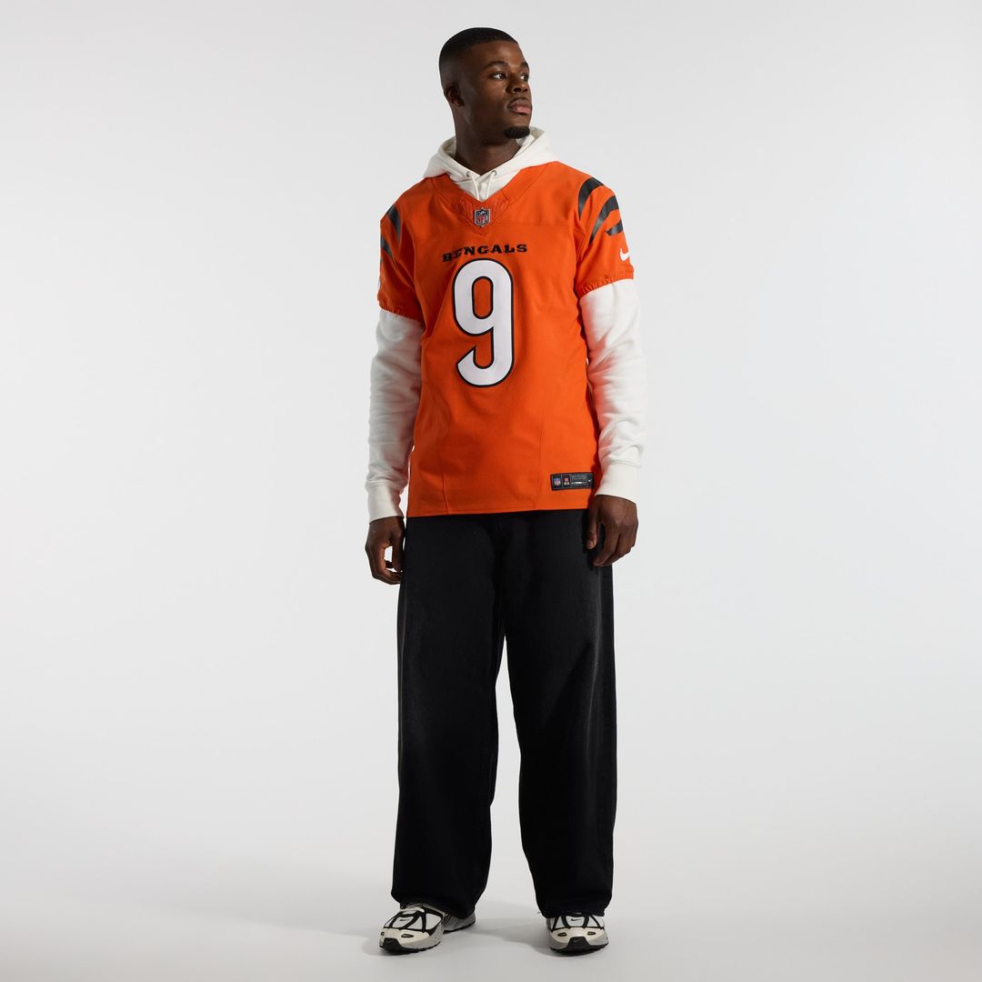 Joe Burrow Cincinnati Bengals Nike Orange Team Vapor F.U.S.E. Elite Jersey