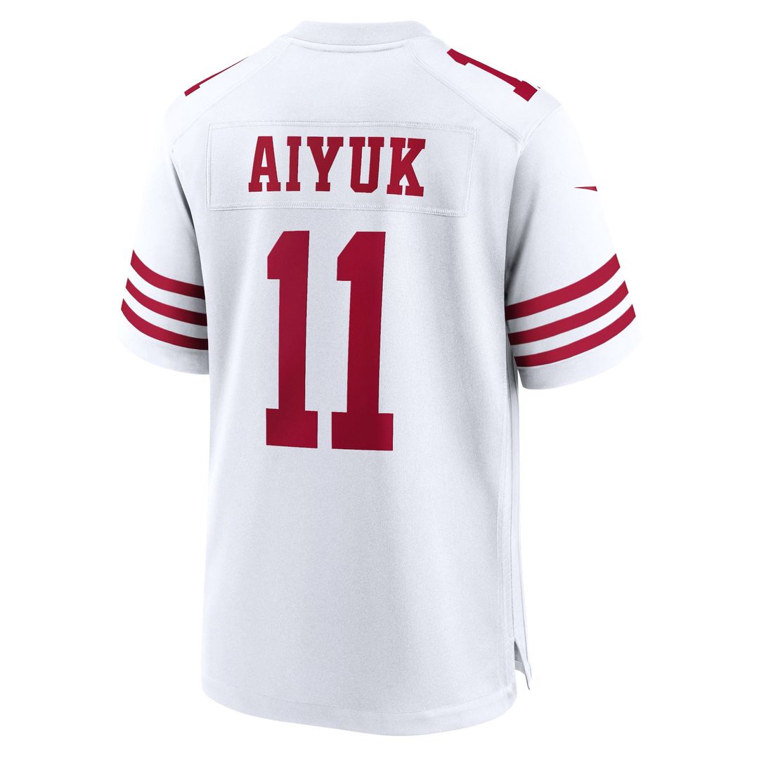 Brandon Aiyuk San Francisco 49ers Nike Scarlet Game Player Jersey