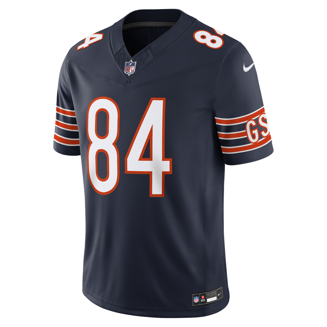 Colston Loveland Chicago Bears Nike Navy Team Vapor F.U.S.E. Stitched Limited Jersey