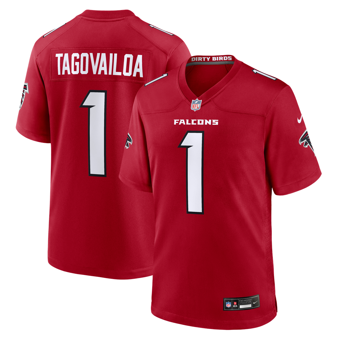 Tua Tagovailoa Atlanta Falcons Nike Red Game Jersey