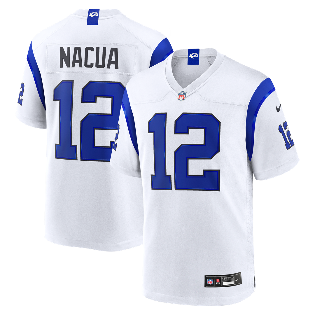Puka Nacua Los Angeles Rams Nike Fearsome White Game Jersey