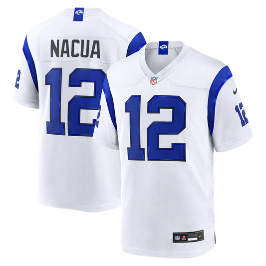 Puka Nacua Los Angeles Rams Nike Fearsome White Game Jersey