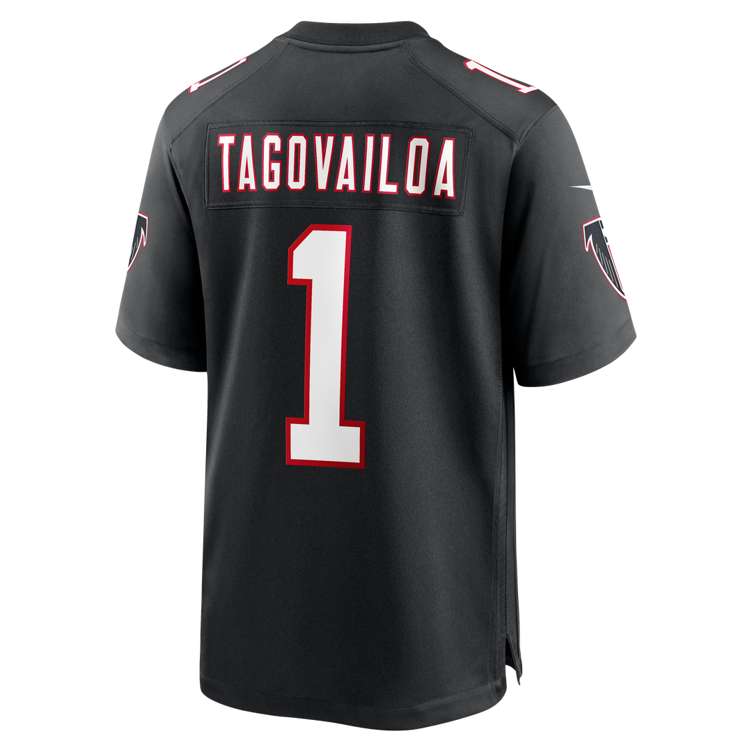 Tua Tagovailoa Atlanta Falcons Nike Black Alternate Game Jersey