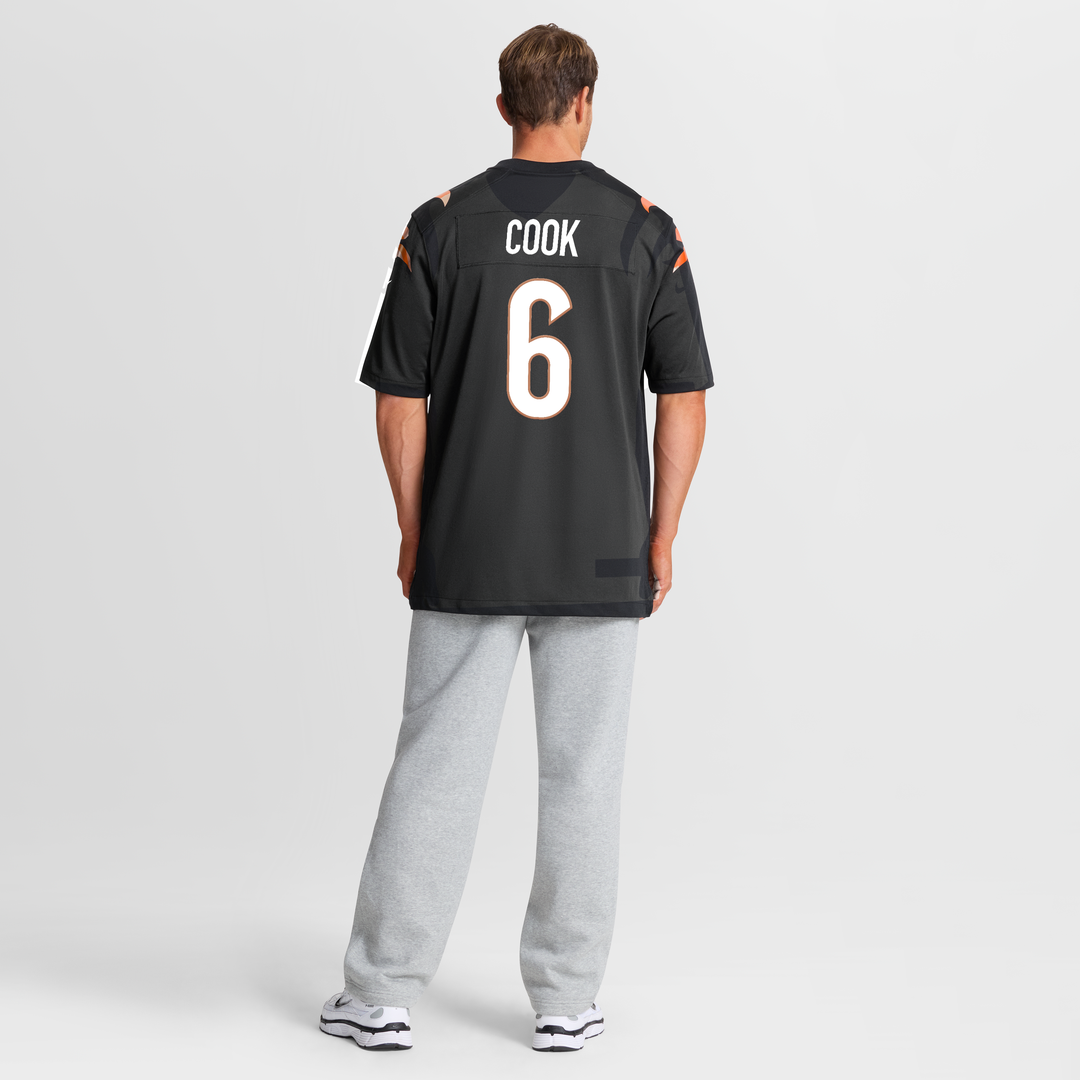 Bryan Cook Cincinnati Bengals Nike Black Team Game Jersey