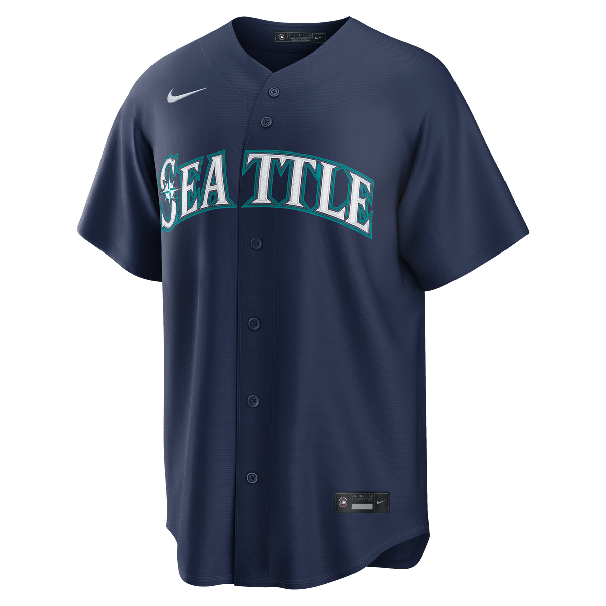 Seattle Mariners Cal Raleigh Nike Teal Alternate Replica Jersey
