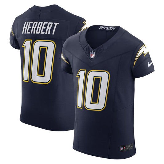 Justin Herbert Los Angeles Chargers Nike Navy Alternate Vapor F.U.S.E. Elite Jersey