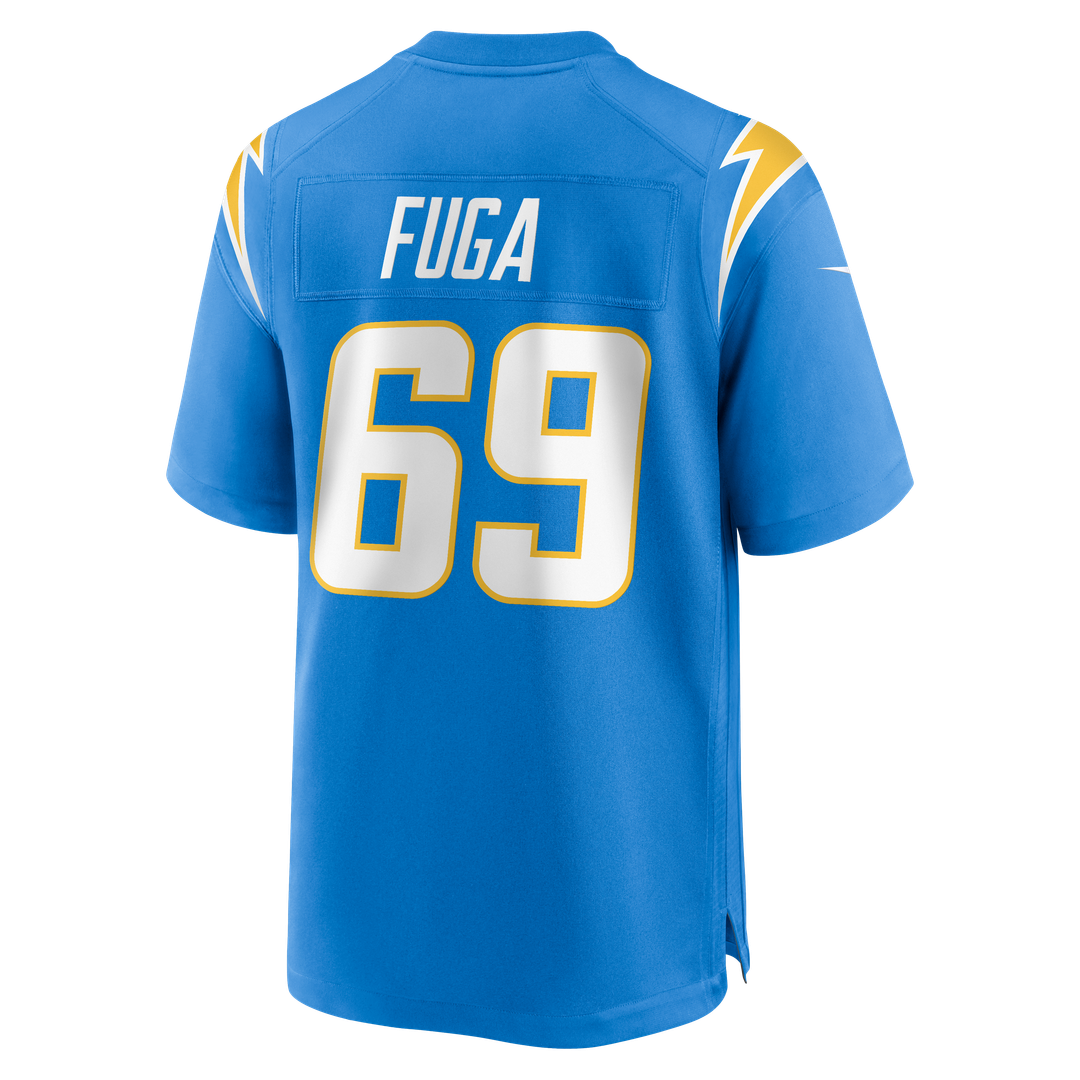 Josh Fuga Los Angeles Chargers Nike Powder Blue Team Game Jersey