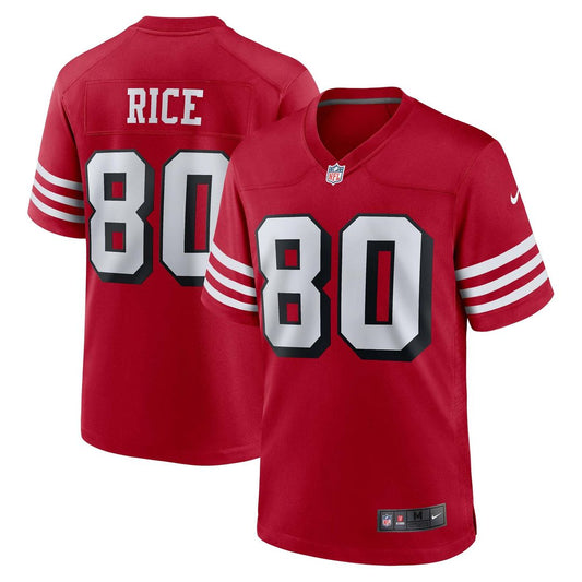 Jerry Rice San Francisco 49ers Nike Scarlet Retired Player Alternate Game Jersey