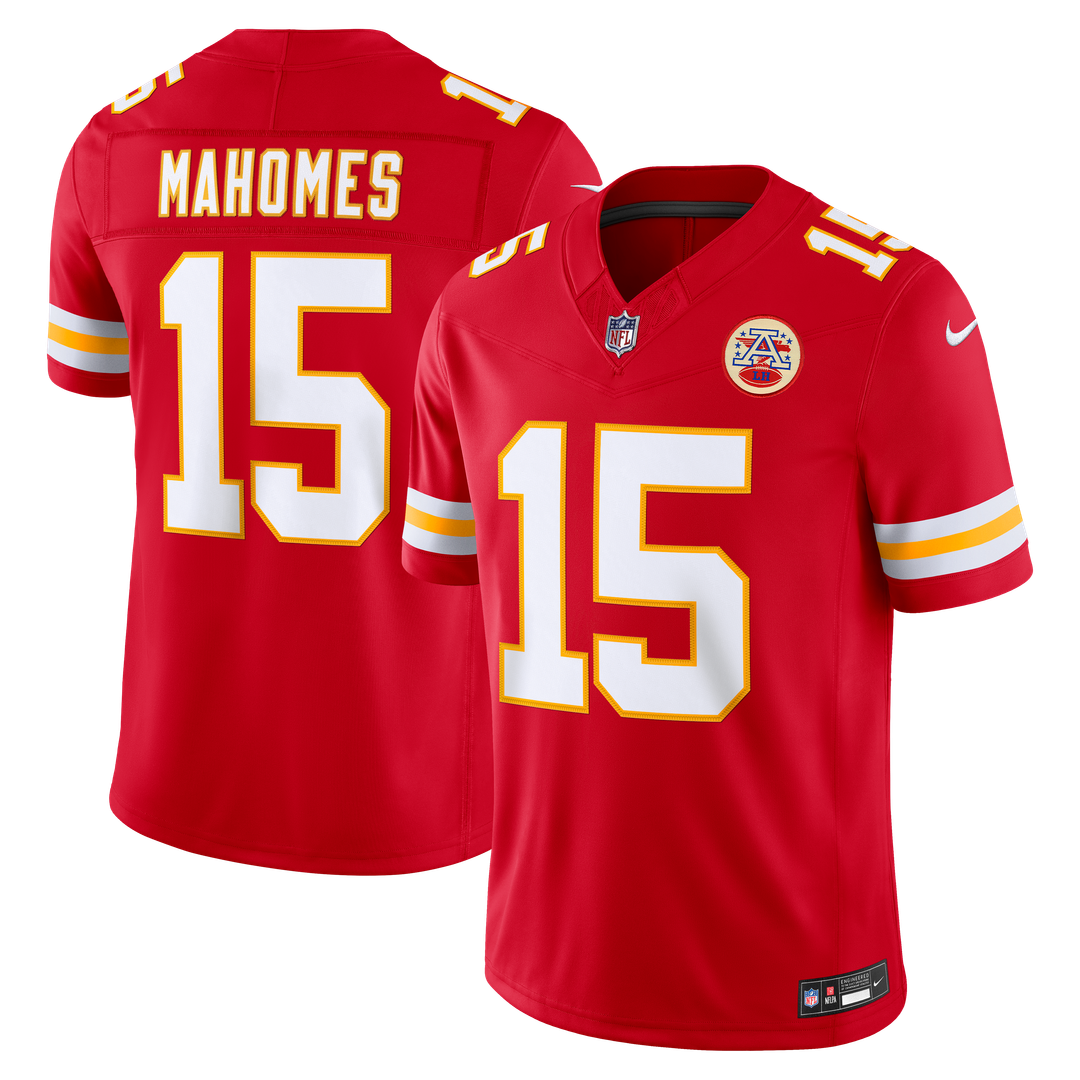 Patrick Mahomes Kansas City Chiefs Nike White Vapor F.U.S.E. Stitched Limited Jersey