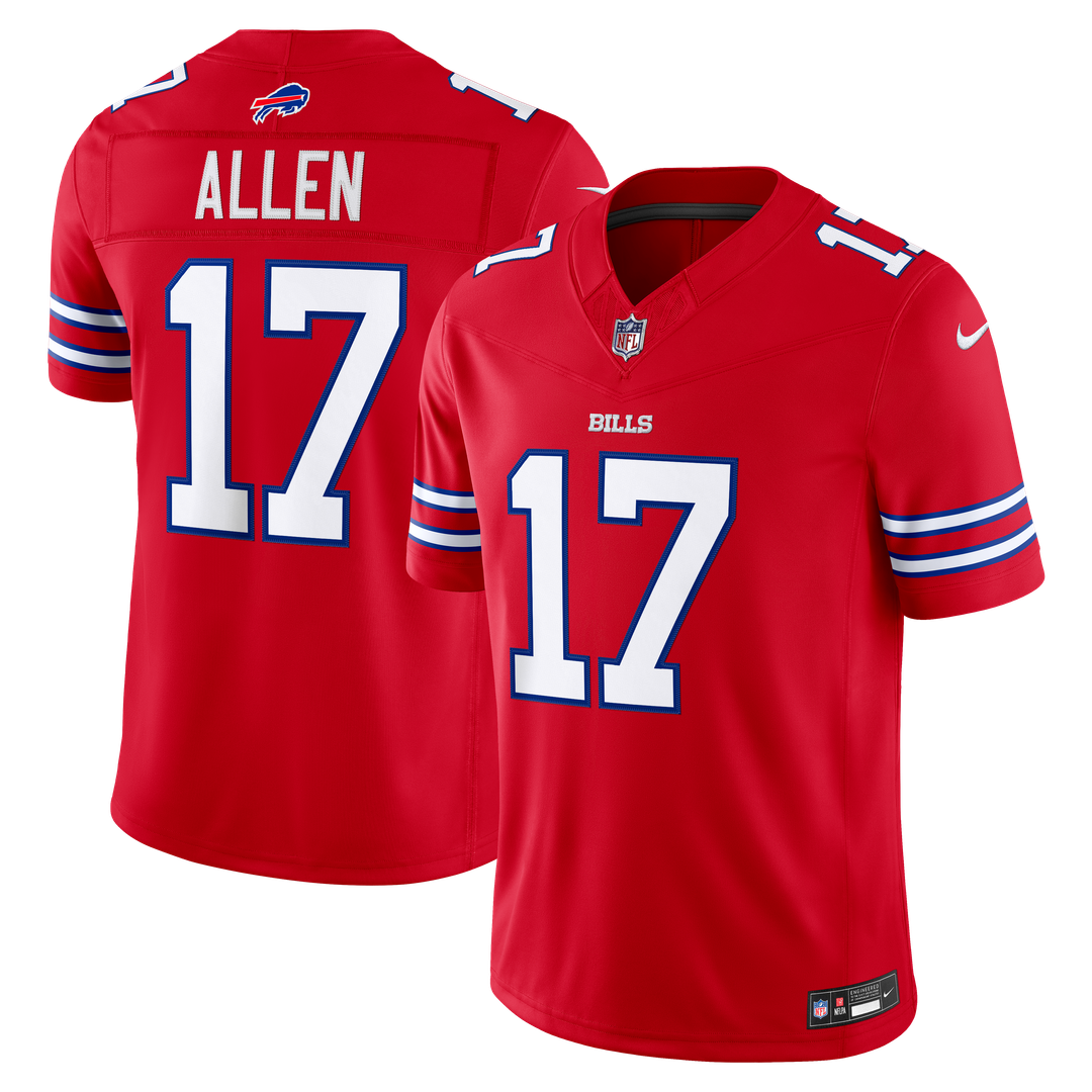 Josh Allen Buffalo Bills Nike White Vapor F.U.S.E. Stitched Limited Jersey