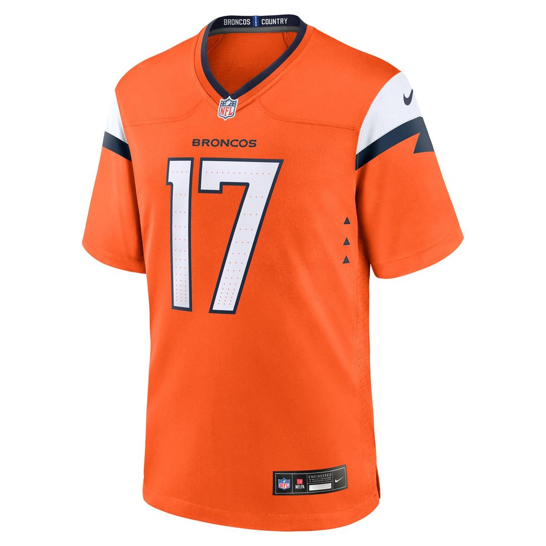 Lil'Jordan Humphrey Denver Broncos Nike Orange Team Game Jersey