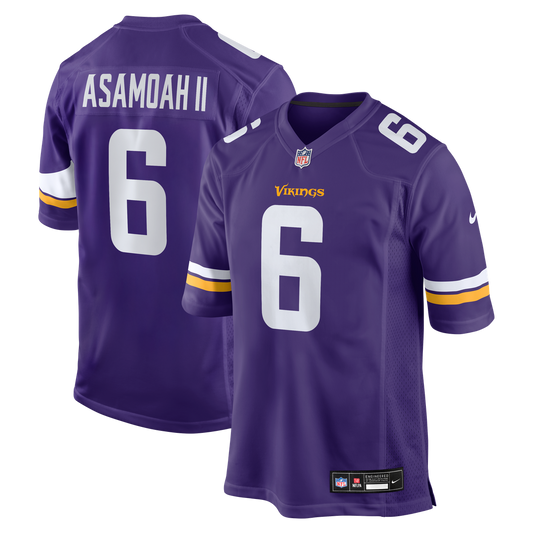 Brian Asamoah II Minnesota Vikings Nike Purple Game Jersey