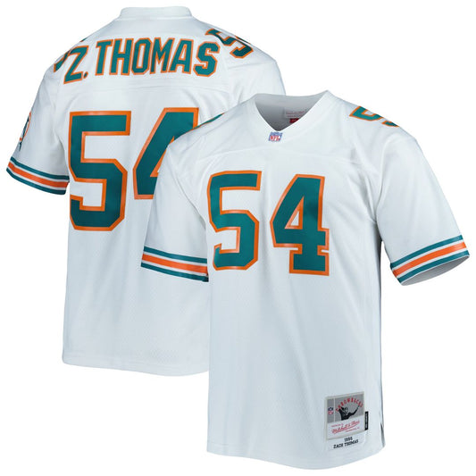 Zach Thomas Miami Dolphins Mitchell & Ness White Legacy Replica Jersey